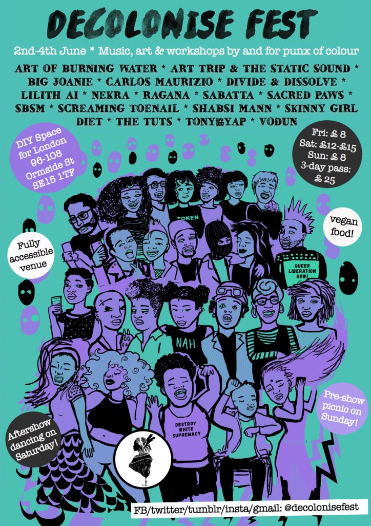 Decolonise Fest 2017 colour poster